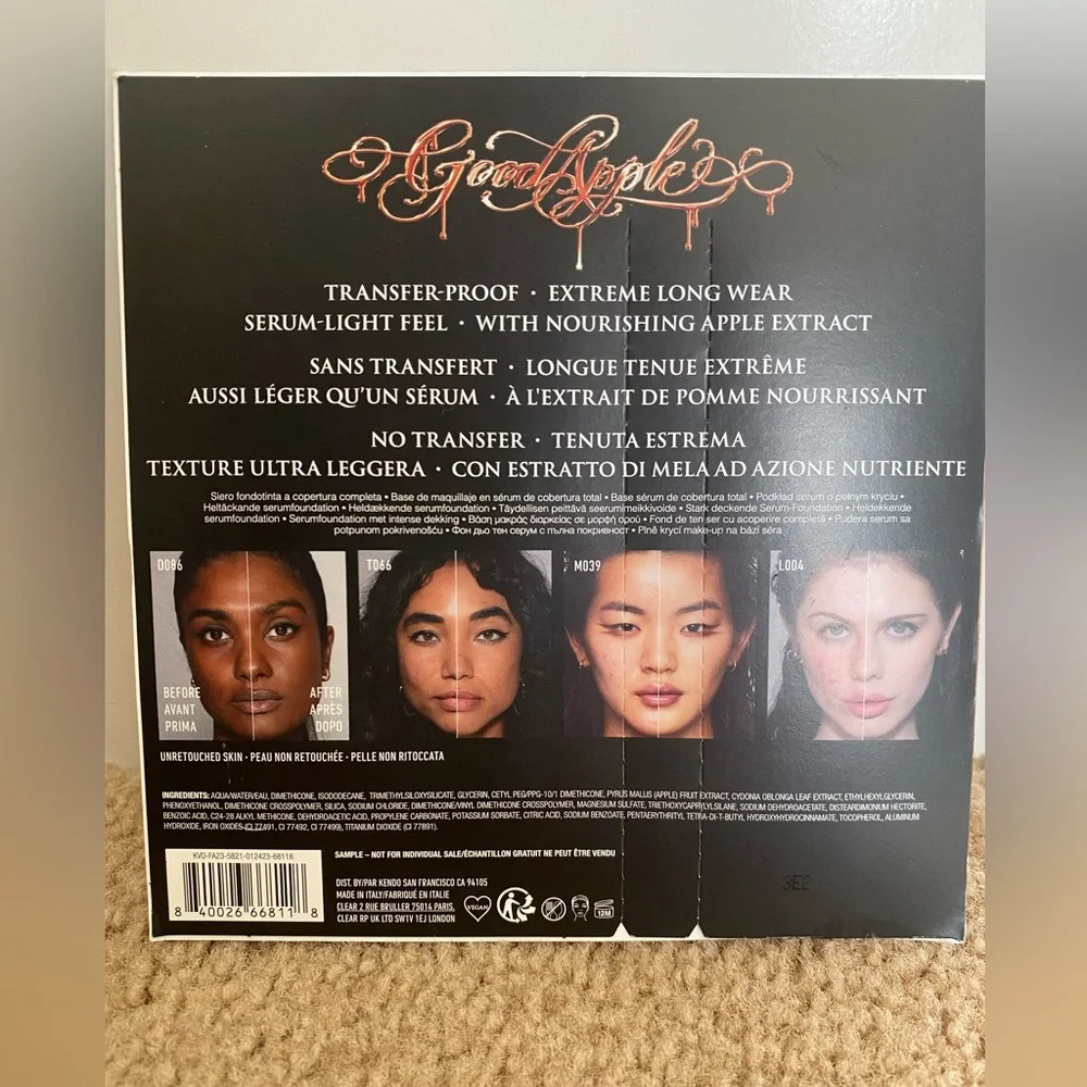 KVD Kat Von D Good Apple Serum Foundation SAMPLE
